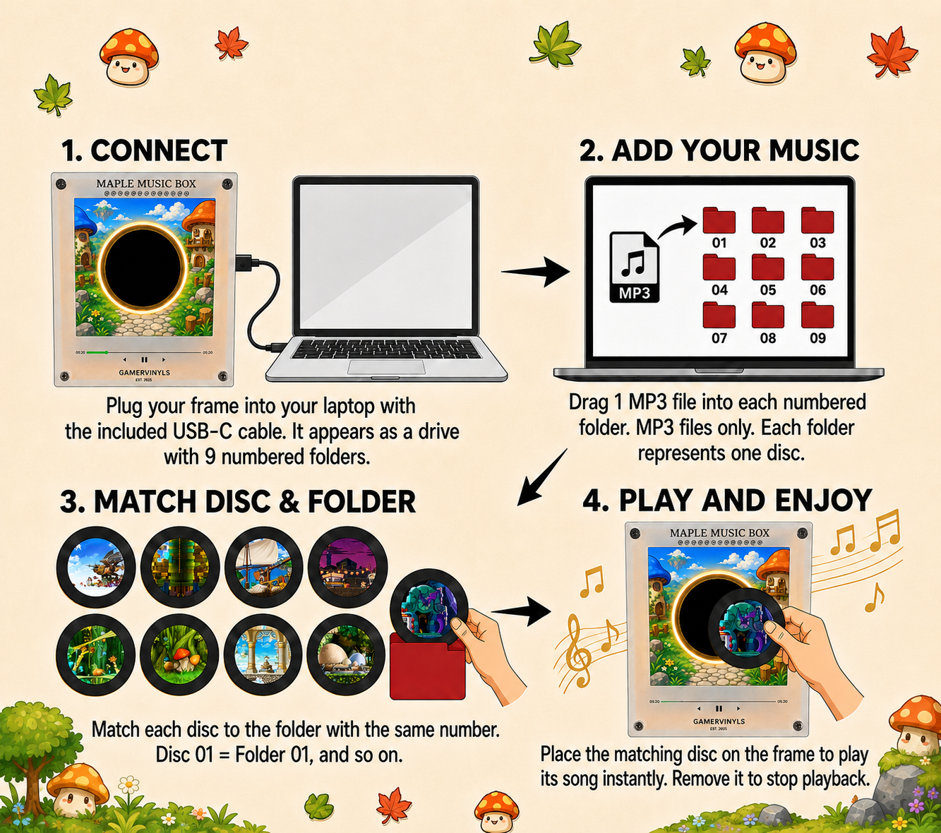 Four step MSVinyl setup guide